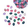 Electroplate Druzy Resin Cabochons CRES-T012-08-M-1