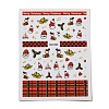 Christmas Theme Nail Decals Stickers MRMJ-F017-08-1