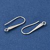 Brass Earring Hooks KK-H502-15S-2