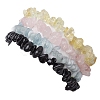 12 Constellation Natural Mixed Gemstone Chip Beaded Stretch Bracelets Sets for Women Men BJEW-JB10264-01-2