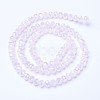 Electroplate Glass Beads Strands EGLA-A034-J4mm-B04-2