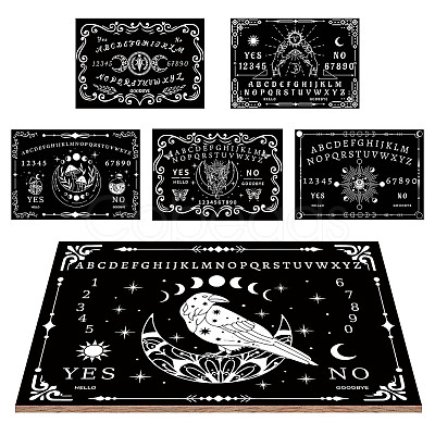 Pendulum Dowsing Divination Board Set DJEW-WH0324-051-1