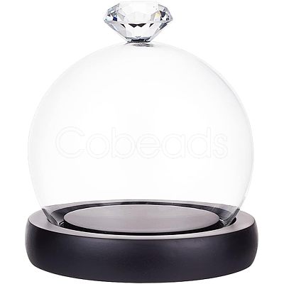 Glass Dome Cover ODIS-WH0002-26B-1