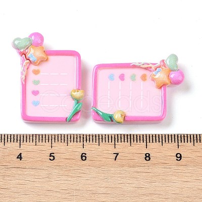 Opaque Resin Decoden Cabochons CRES-O002-01F-1