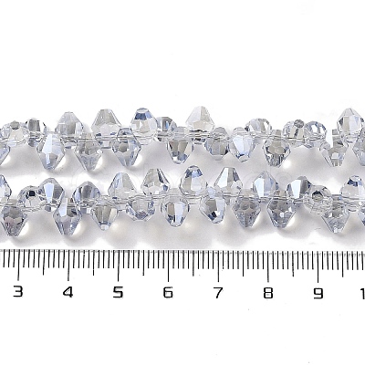 Pearl Luster Plated Electroplate Beads Strands EGLA-H104-07A-PL04-1