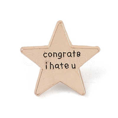 Congrate I Hate You Enamel Pins JEWB-S017-01E-1