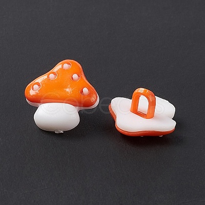 Acrylic Shank Buttons BUTT-Q018-M-1