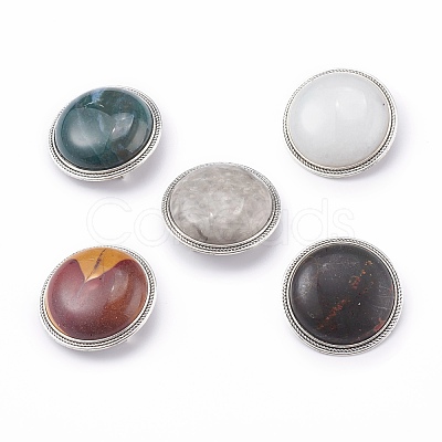 Mixed Gemstone Brooch JEWB-BR00056-1