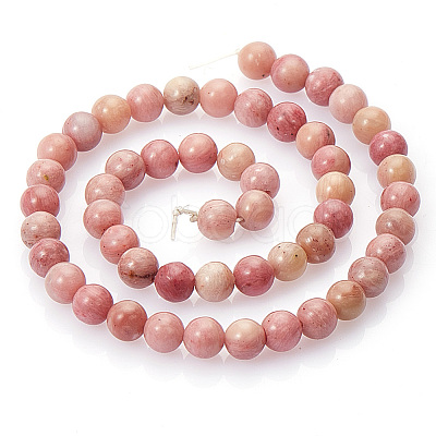 GOMAKERER 2 Strands Natural Rhodonite Beads Strands G-GO0001-11B-1