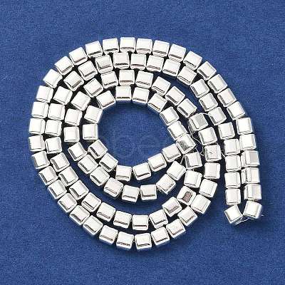 Electroplated Synthetic Non-Magnetic Hematite Beads Strands G-U003-18B-01-1