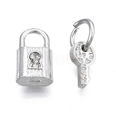 Rack Plating Alloy Charms Set MPDL-N039-072P-1