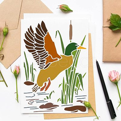 Large Plastic Reusable Drawing Painting Stencils Templates DIY-WH0202-420-1