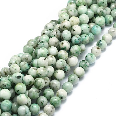 Natural Chrysocolla Beads Strands G-E576-04A-1