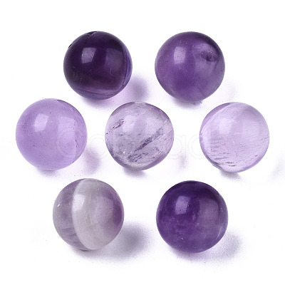 Natural Amethyst Beads G-R483-07-8mm-1