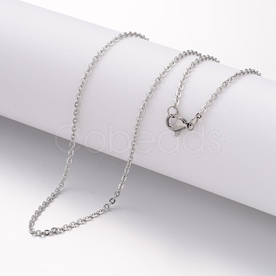 Non-Tarnish 304 Stainless Steel Necklace MAK-K004-17P-1