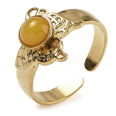 Natural & Synthetic Gemstone Finger Rings RJEW-U027-05G-1