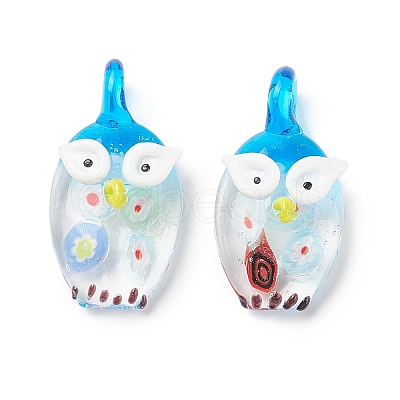 Handmade Lampwork Pendants for Halloween DP007MY-1