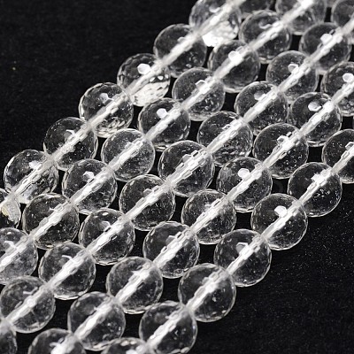 Natural Quartz Crystal Beads Strands X-G-D840-11-8mm-1