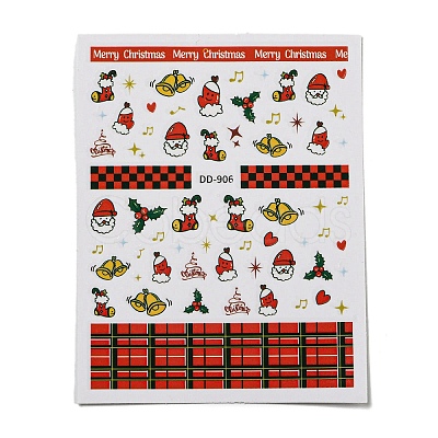 Christmas Theme Nail Decals Stickers MRMJ-F017-08-1