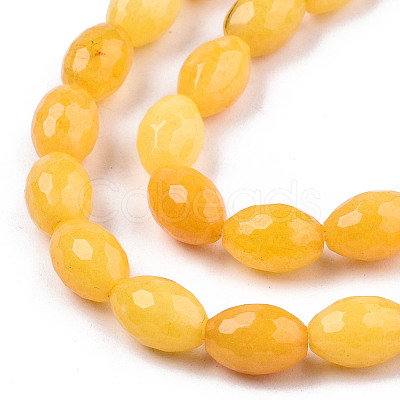 Natural White Jade Beads Strands G-T131-61B-1