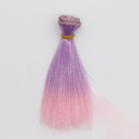 High Temperature Fiber Long Straight Ombre Hairstyle Doll Wig Hair DOLL-PW0001-029-17-1