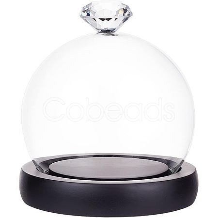 Glass Dome Cover ODIS-WH0002-26B-1