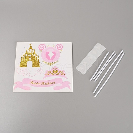Paper Card Party Decorate AJEW-WH0223-43-1