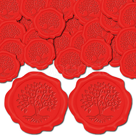 CRASPIRE Adhesive Wax Seal Stickers DIY-CP0009-12A-1