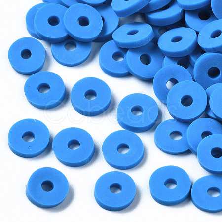 Handmade Polymer Clay Beads X-CLAY-Q251-6.0mm-B33-1
