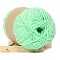 Cotton Cord, Twisted Cotton Rope, For DIY Crafts Handmade Project, Aquamarine, 2.5mm