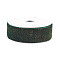 9M Sparkle Single Face Velvet Ribbon, Polyester Ribbon with Metallic Cord, for Garment Accessories, Sea Green, 1-5/8 inch(40mm), about 9.84 Yards(9m)/Roll