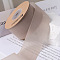 Polyester Ribbons, for Hair Bow Clips Accessories Making, Gift Packing, Tan, 2 inch(50mm), about 10 Yards(9.14m)/Roll