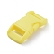 Plastic Adjustable Quick Side Release Buckles, for Luggage Straps Backpack Repairing, Rectangle, Yellow, 29x15mm, Hole: 10mm