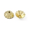 Rack Plating Alloy Bead Caps, Multi-Petal, Flower, Light Gold, 10x5mm, Hole: 1.8mm