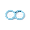Spray Painted Alloy Spring Gate Rings FIND-C024-01C-2