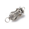 Tibetan Style Alloy Connector Charms PALLOY-JF01898-5