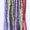 Spray Painted Non-magnetic Synthetic Hematite Beads Strands G-T124-35A-2