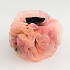 Flower Cloth Plastic Claw Hair Clips PHAR-S275-10-1