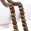 Natural Unakite Beads Strands G-T138-142-1