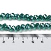Electroplate Glass Beads Strands EGLA-A034-T6mm-C03-6