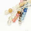 Watermelon Stone Glass Beads Strands G-G152-10mm-M-2