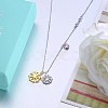 925 Sterling Silver Pendant Necklace NJEW-BB30312-5