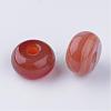 Natural Red Agate Beads G-R396-08-2