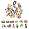 ARRICRAFT 24Pcs 12 Style Alloy Enamel Pendants ENAM-AR0001-72-1