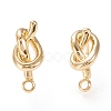 Brass Stud Earring Findings X-KK-F820-43G-1