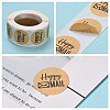 Self-Adhesive Kraft Paper Gift Tag Stickers DIY-G013-A18-4
