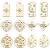 SUNNYCLUE 24Pcs 6 Styles Alloy Pendants FIND-SC0003-82-1