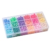 810Pcs 18 Style Opaque & Transparent Plastic Beads KY-YW0001-44-6