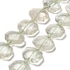 Natural Green Quartz Beads Strands G-H078-B21-01-1