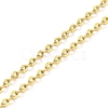 304 Stainless Steel Add a Bead Adjustable Texture Cable Chains Bracelets for Women BJEW-M307-01D-G-2